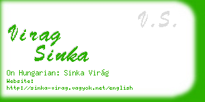 virag sinka business card